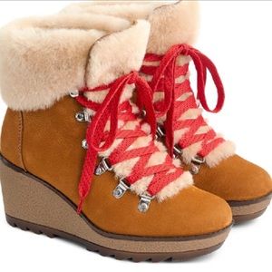 J. Crew Nordic Wedge Boots
